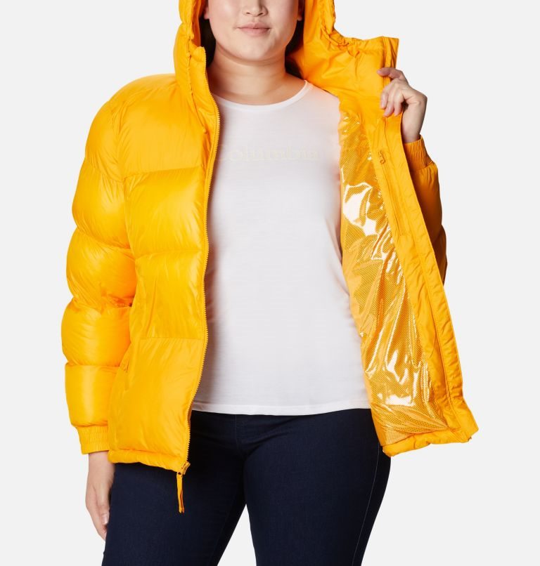 Women's Columbia Pike Lake II Insulated Jackets Yellow | Plus Size CA-E8543